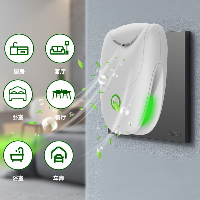 New Cross-border Small Plug-in Home Negative Ion Air Purifier for Odor, Smoke, and Formaldehyde Removal