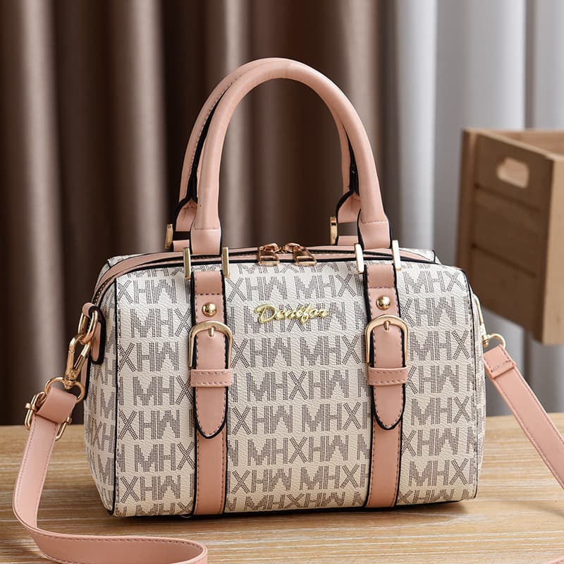 Factory 2025 New Printed Handbag Women's Bag European and American Large Capacity Messenger Bag Fashion Cambridge Bag Women Dropshipping