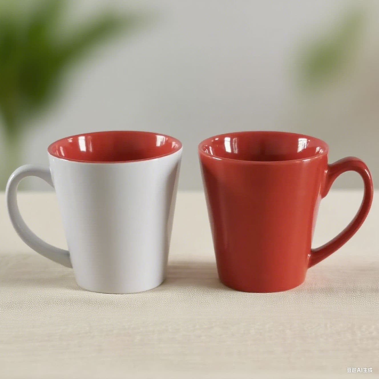Funnel Cup Waist Drum Cup Imitation Ceramic Chunky Cup Custom Cup Shape Ceramic Mug Custom Color Glaze Coated Cup