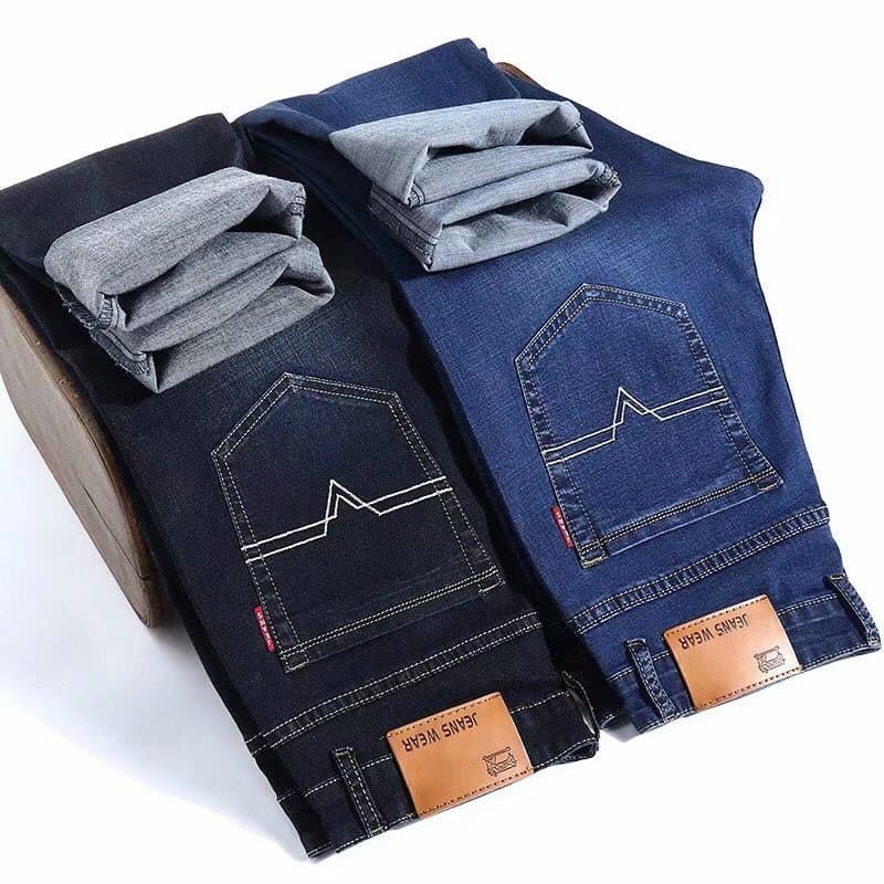 Men's Business Long Jeans, Big Size Trousers