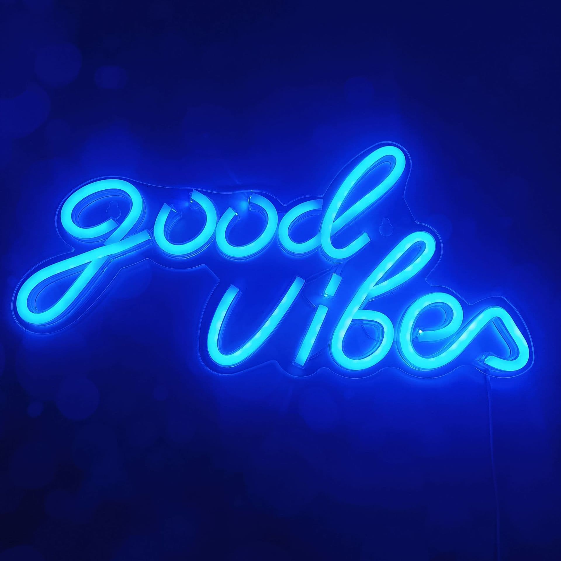 Neon English Letters Goodvibes Hot-Selling Lighting Lamp Decorative Lamp Night Light LED Lamp