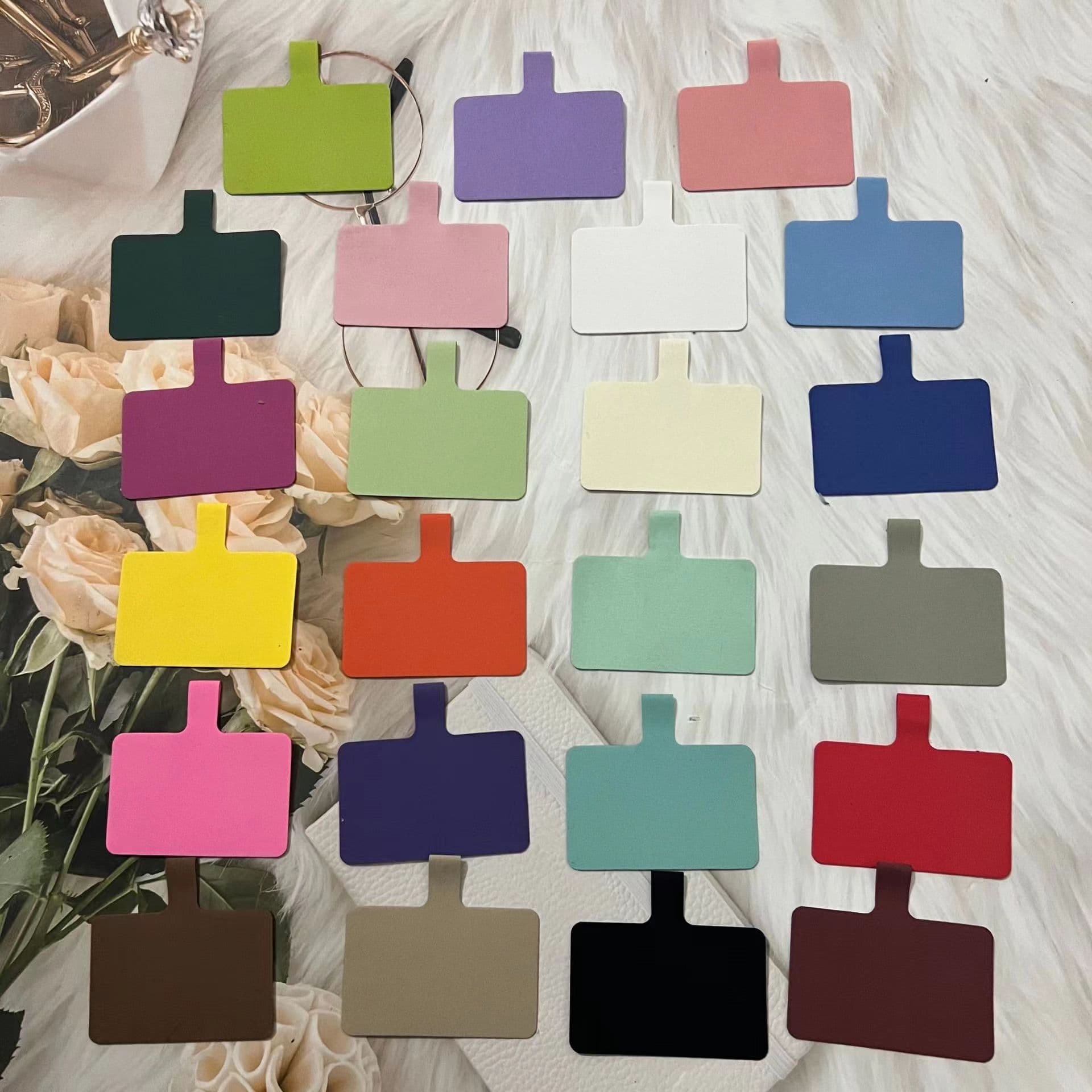 Universal Phone Strap Gasket Pendant New Flannel Phone Charging Port Fixed Card Phone Case Clip Decoration