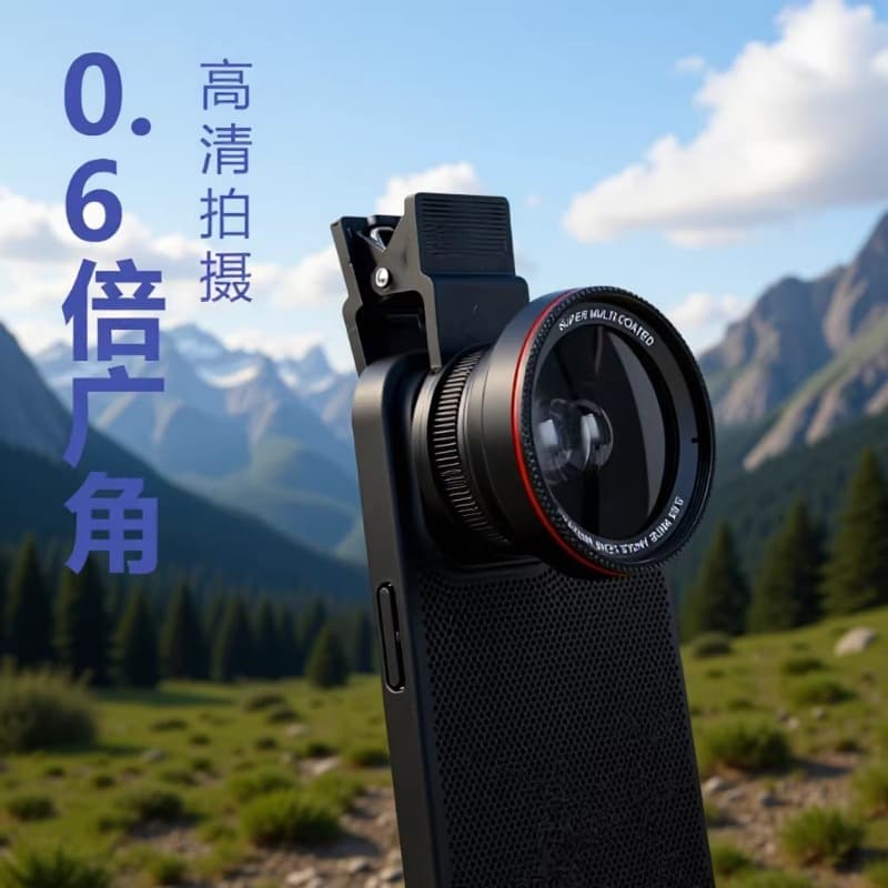 0.6x Wide Angle Camera DSLR Phone Wide Angle Lens External HD Factory Direct