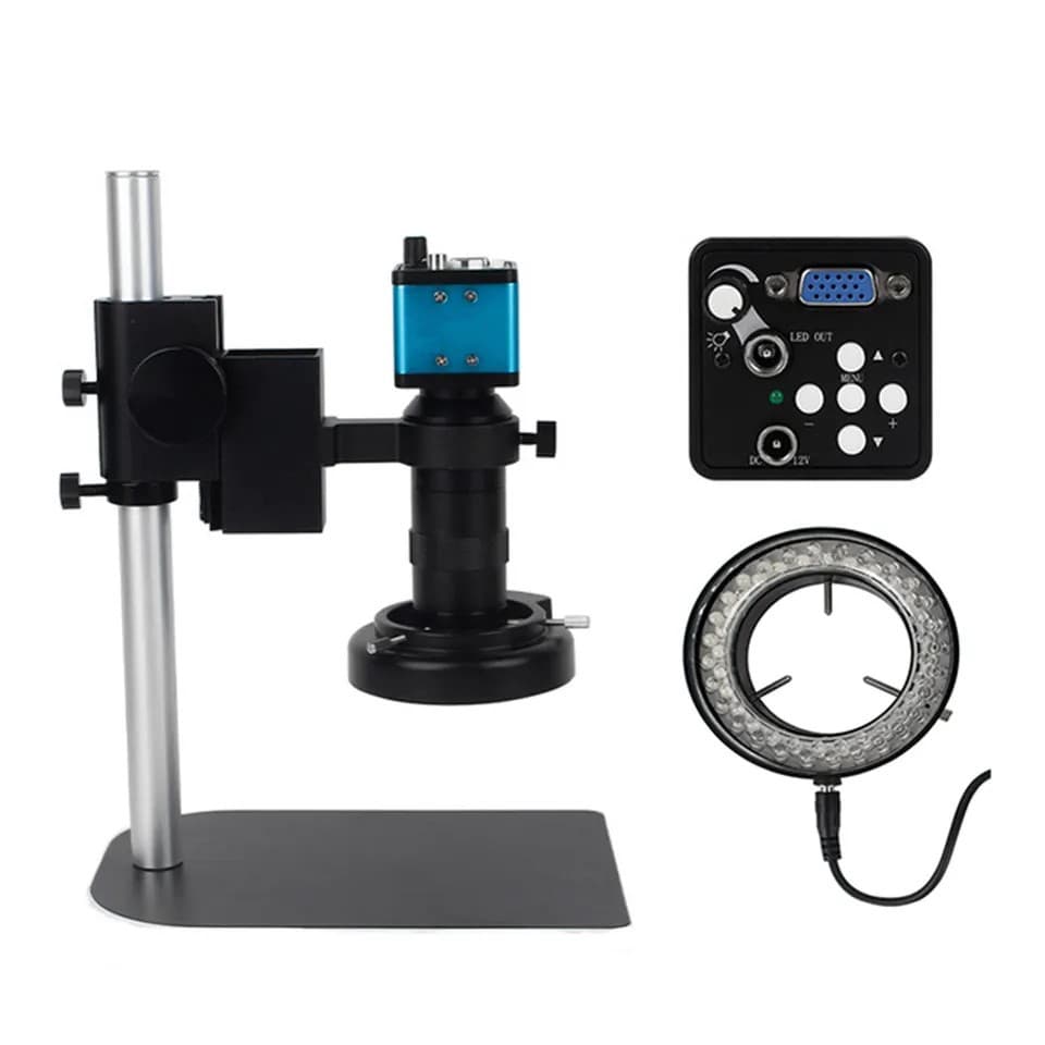 Mobile Phone Motherboard Soldering Repair 1080P Industrial Microscope VGA Camera PCB Electronic Video Microscope Wholesale
