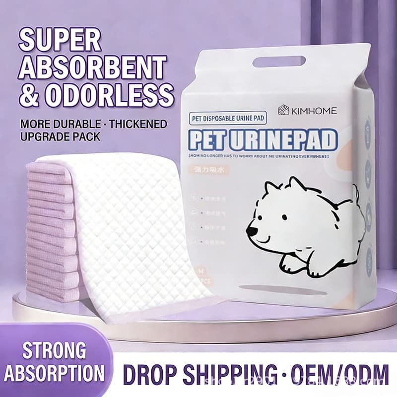 Disposable Absorbent Pet Pee Pads Leakproof for Dogs & Cats