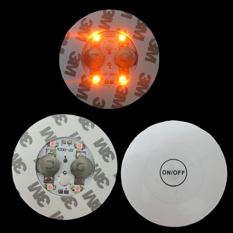 Manufacturer Wholesale LED Glowing Cup Stickers, Beer and Drink Bottle Flashing Labels, Bar EVA Coasters