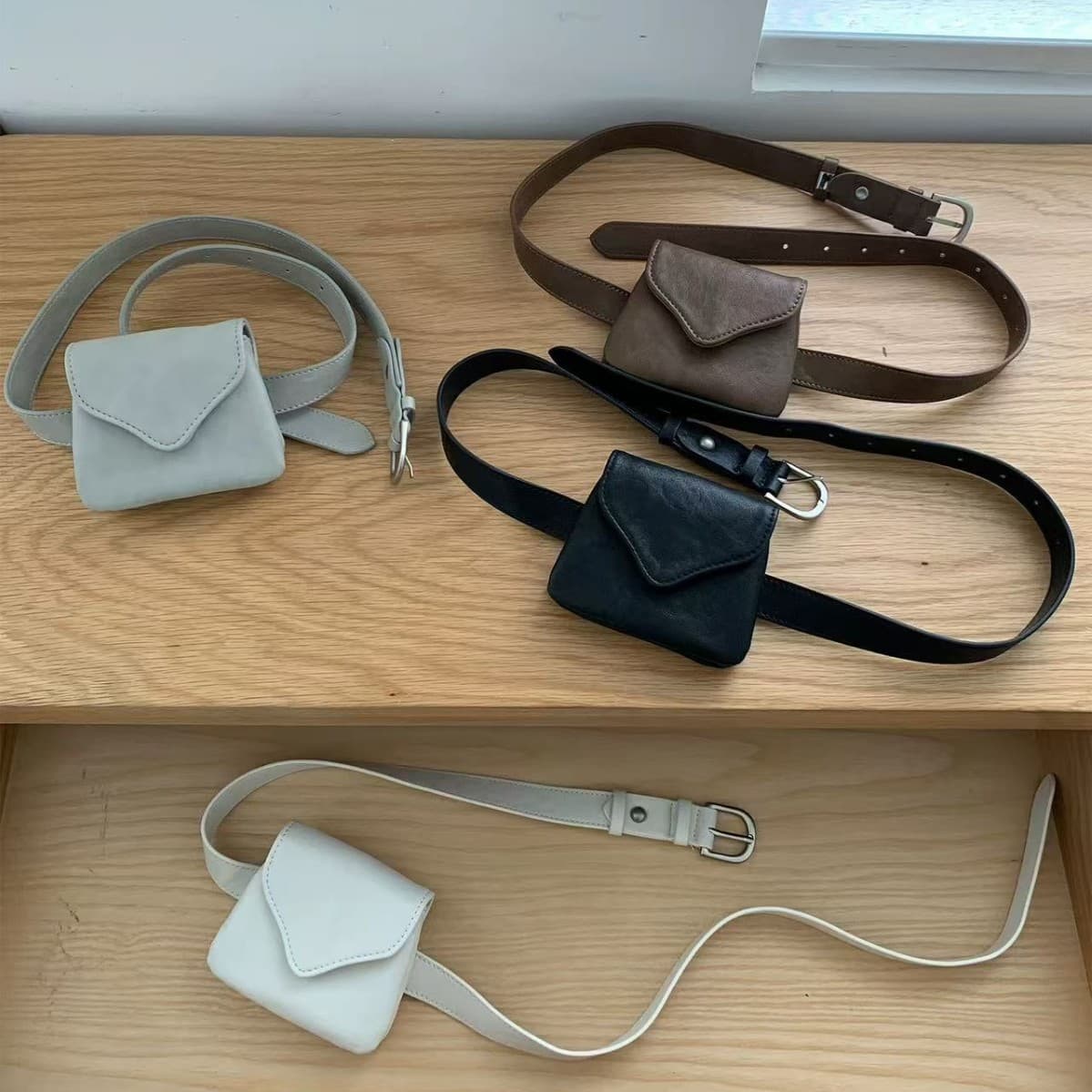 Cross-Border New Small Waist Bag Trendy Fashion Versatile Belt Women's Multi-Purpose Mini Small Bag Earphone Bag Coin Purse