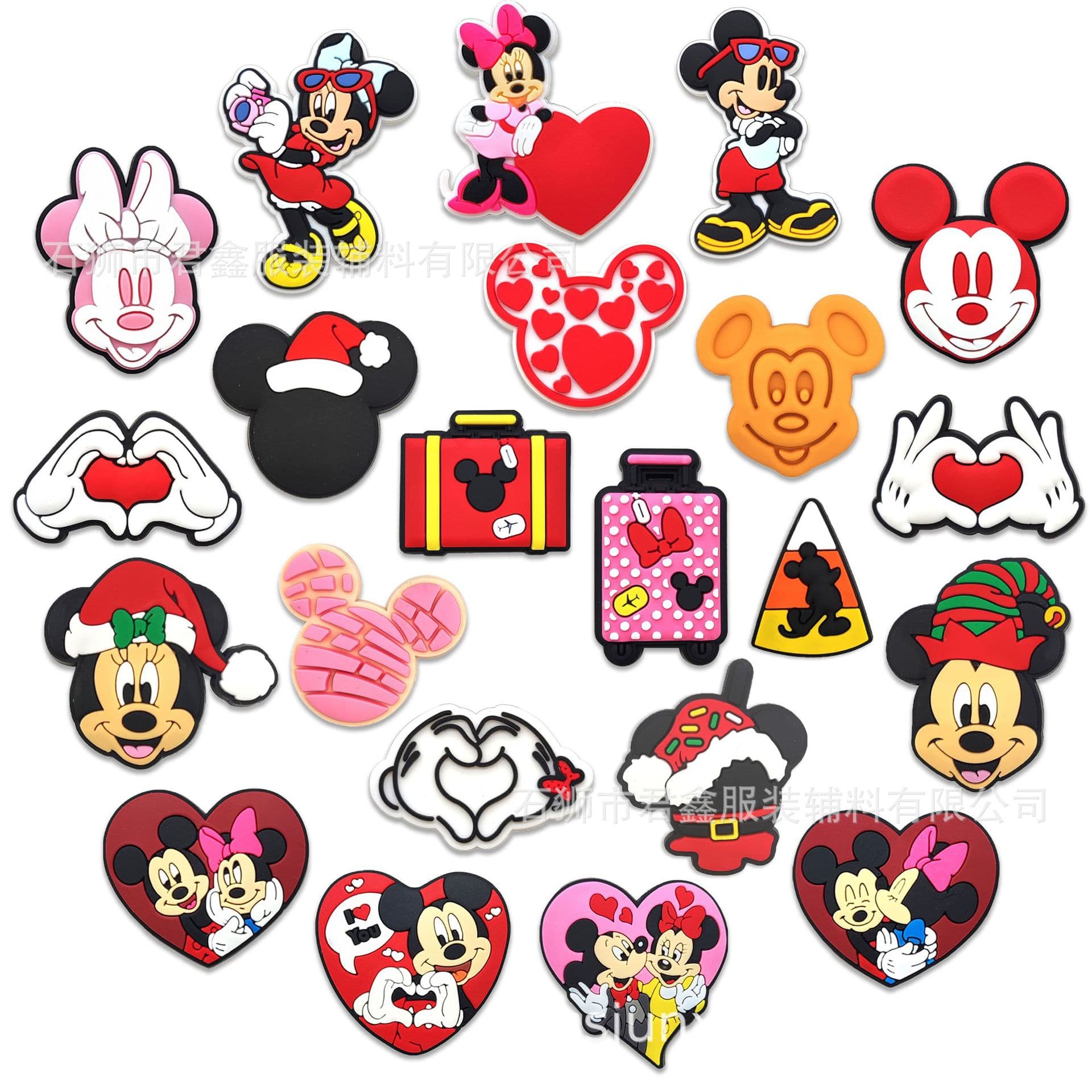 Junxin Shoe Charms Mickey Minnie Mouse Decorative Buckle Amazon In Stock DIY Cartoon Croc Shoe Charms