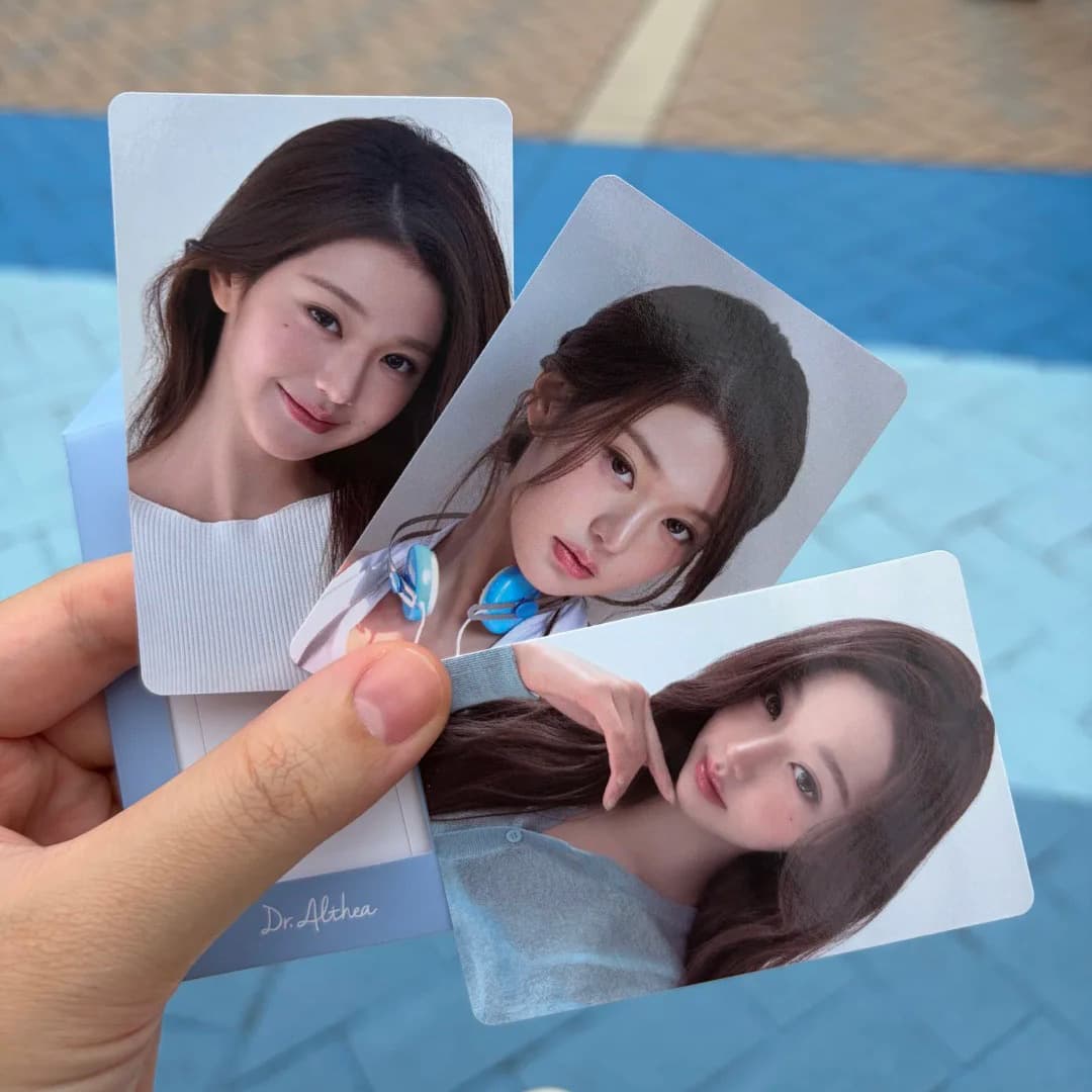 Five Zhang Yuanying Wonyoung Dr.Althea Endorsement Card 2.0 Photo Card Collectible Card Celebrities Peripheral