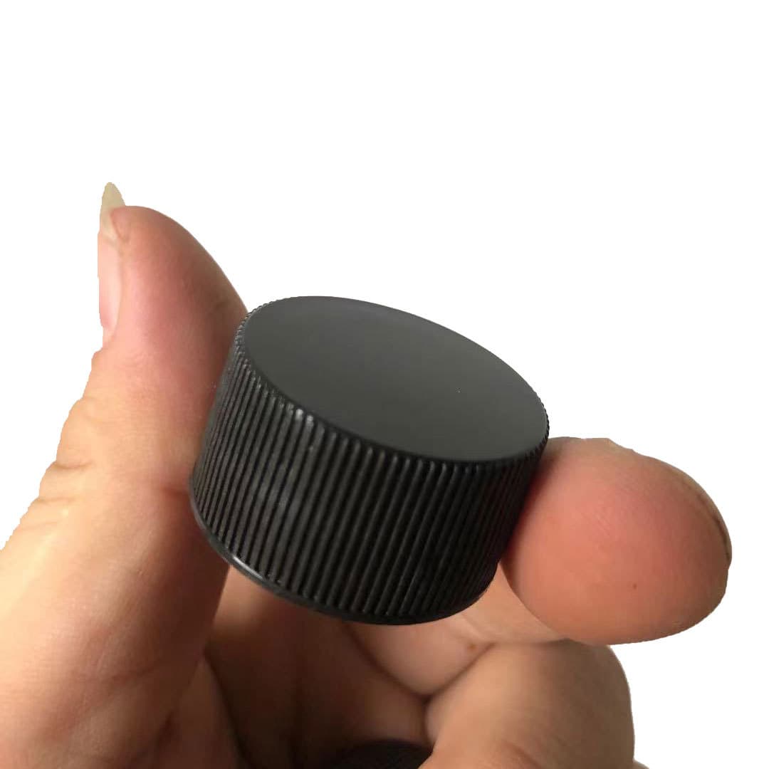 28/410 black lid, aluminum foil gasket lid, ordinary lid, flat cap, screw cap, universal lid