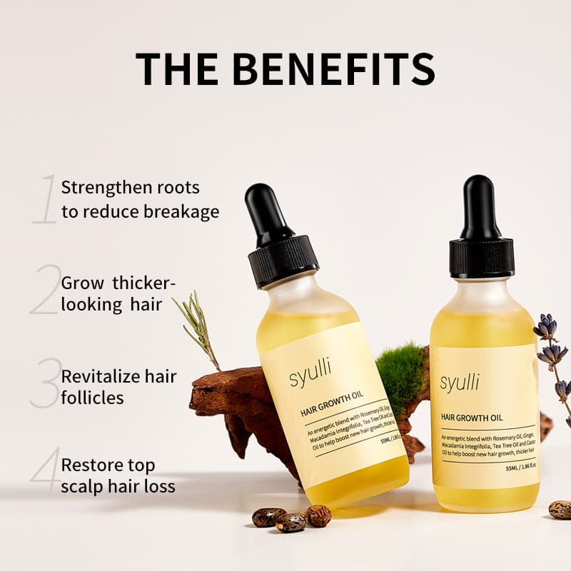Cross-border exclusive rosemary hair care essential oil for improving dry hair, conditioner, scalp massage essential oil wholesale