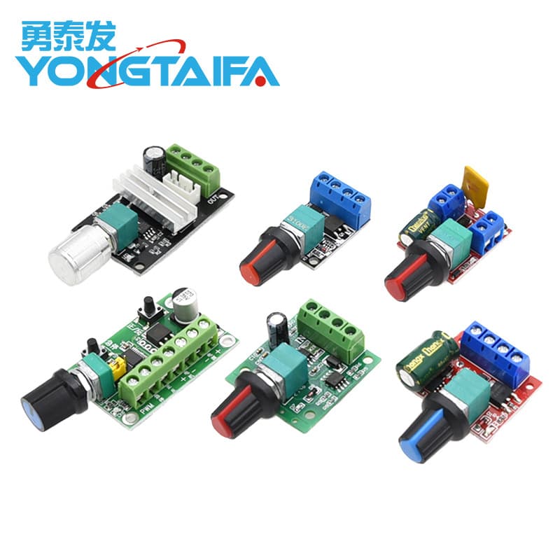 PWM DC Motor Speed Controller 6V-35V Red Green Black with Switch Function Dimmer Speed Control Module