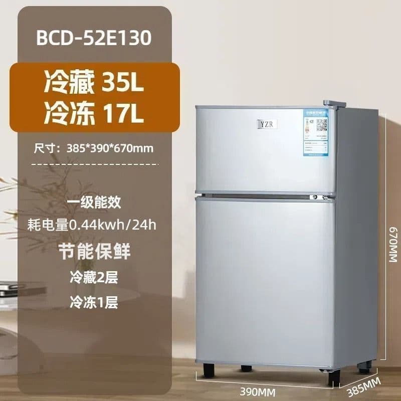 Compact Refrigerator for Home/Dorm/Rental, Grade 1 Energy-Saving, Silent, Fast Shipping