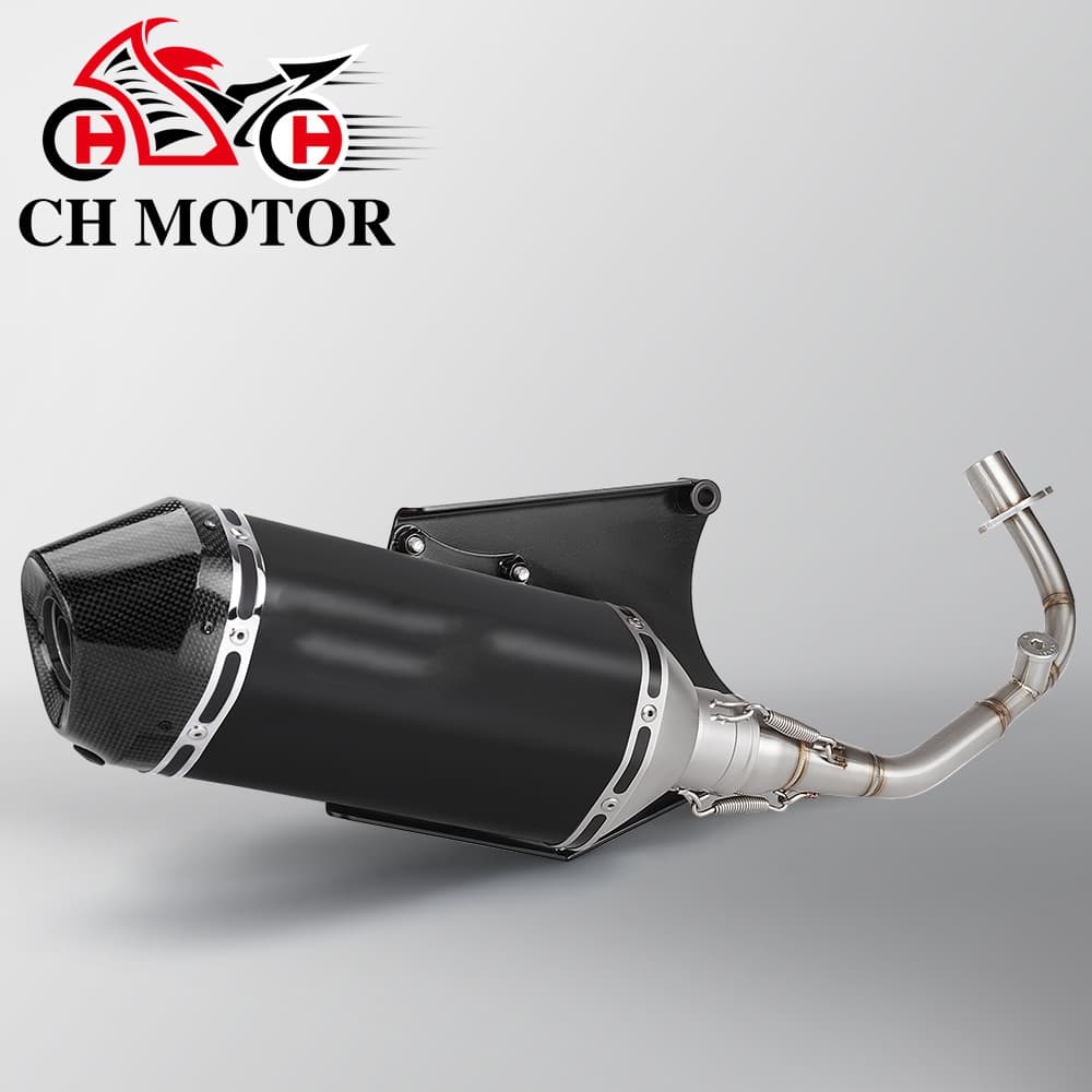 Motorcycle Modification New Vespa Spring 3V Specific Full Exhaust Pipe 2014-2022 Damage-Free Installation
