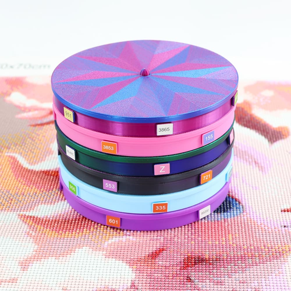 Diamond Painting New Round Flip Drill Tray Multi-Functional Storage Tray Sieve Drill Tray DIY Diamond Embroidery Tool Set