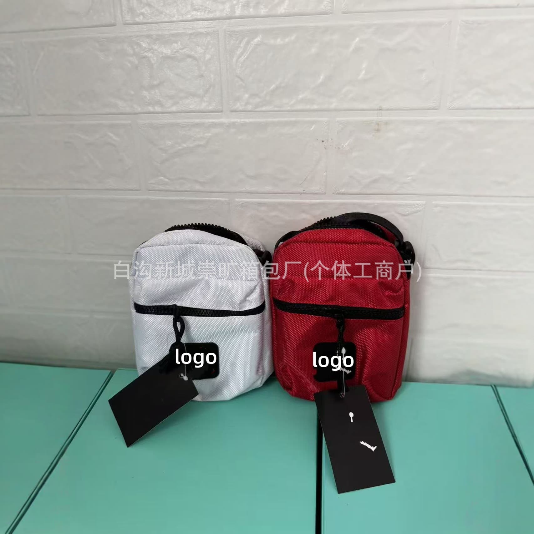 New Flying Man Crossbody Bag Niche Outdoor Casual J Single Shoulder Small Square Bag Versatile Phone Small Backpack for Young Men and Women