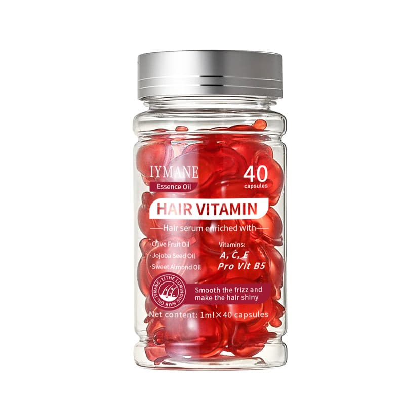 Cross-border Hair Care Essence Vitamin Hair Single-use Capsules Improve Frizz 40 Pills Factory Wholesale
