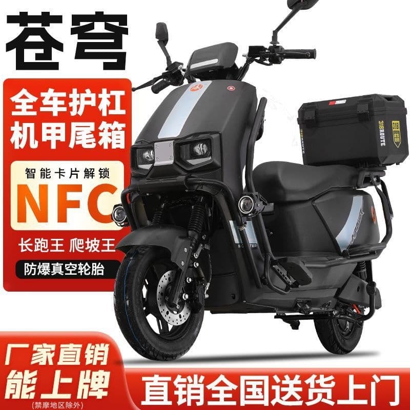 Electric Motorcycle 96V Electric Vehicle 72V Pedal Electric Scooter High-Power High-Speed Electric Motorbike Long-Distance King