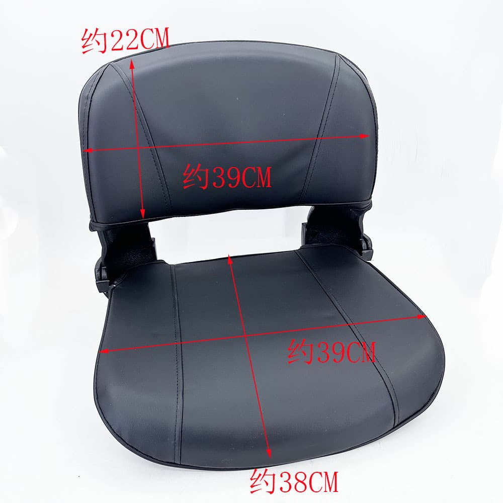 Go Kart Seat Cushion Four-Wheel ATV Seat with Backrest, Elderly Mobility Scooter Seat Cushion, Sightseeing Car Seat