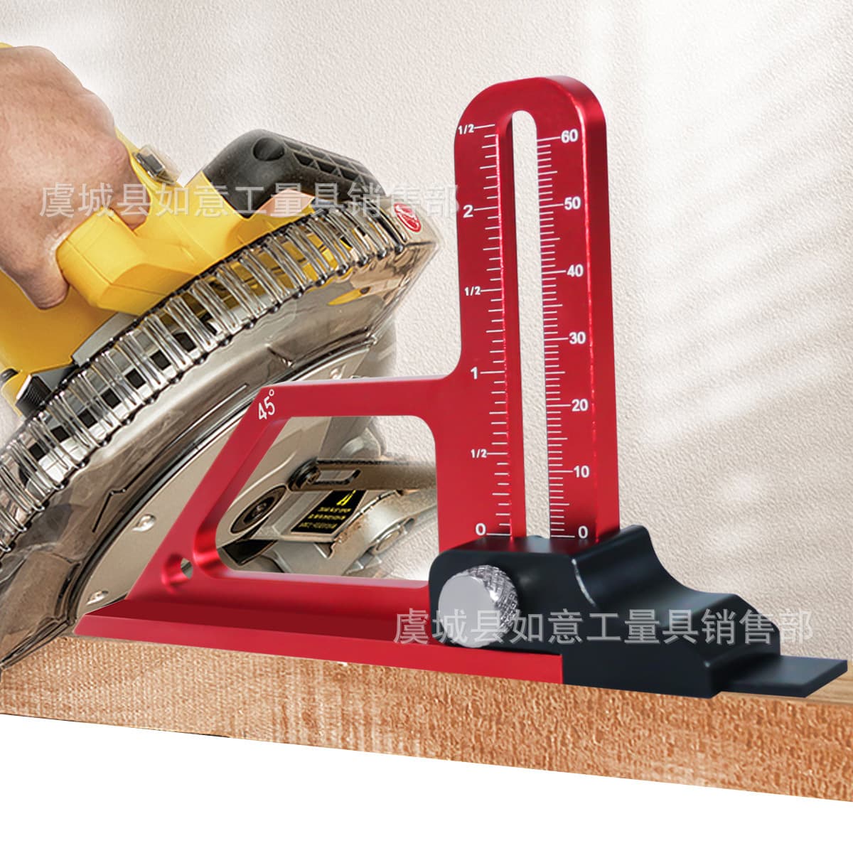 Adjustable Woodworking Special Aluminum Alloy Height Gauge Saw Table Measuring Height Ruler Multifunctional Saw Table Milling Cutter Adjustment Ruler