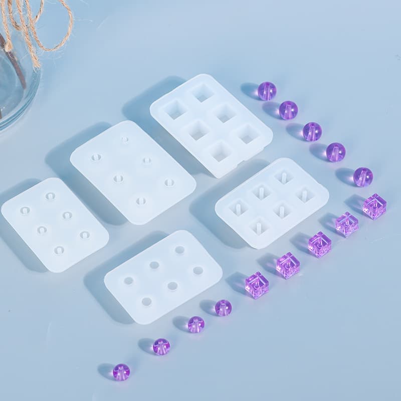 DIY Epoxy Resin Mold 6 Grid Handmade Earring Bracelet Silicone Mold Mirror Amazon Resin