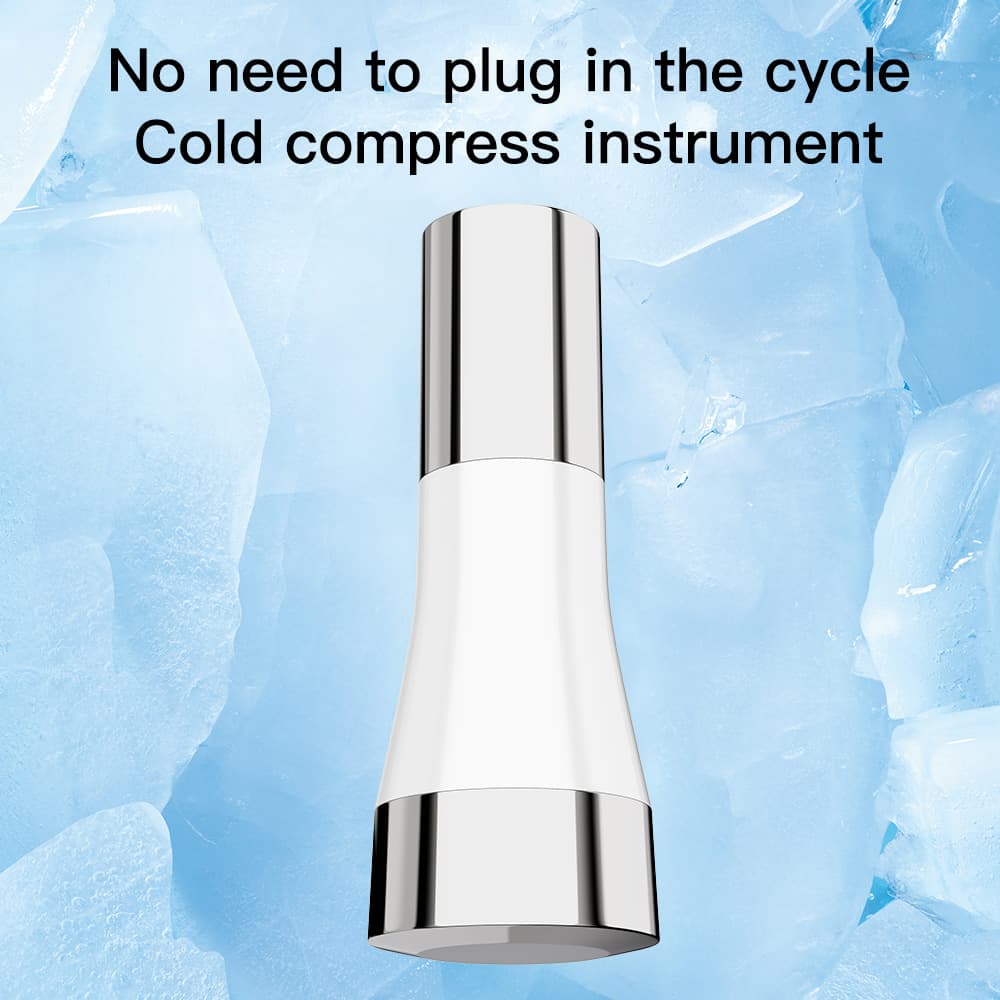 Cross-border hot-selling large ice hammer low-temperature cold compress ice skin device for post-sun repair, soothing facial beauty and skin rejuvenation wholesale.