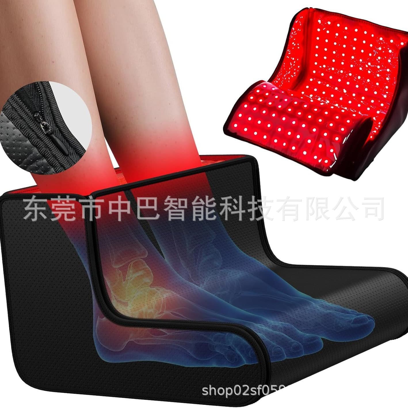 2025 New Red Light Therapy Shoes with 320 LEDs, 660/850nm Multi-functional Light and Heat Therapy