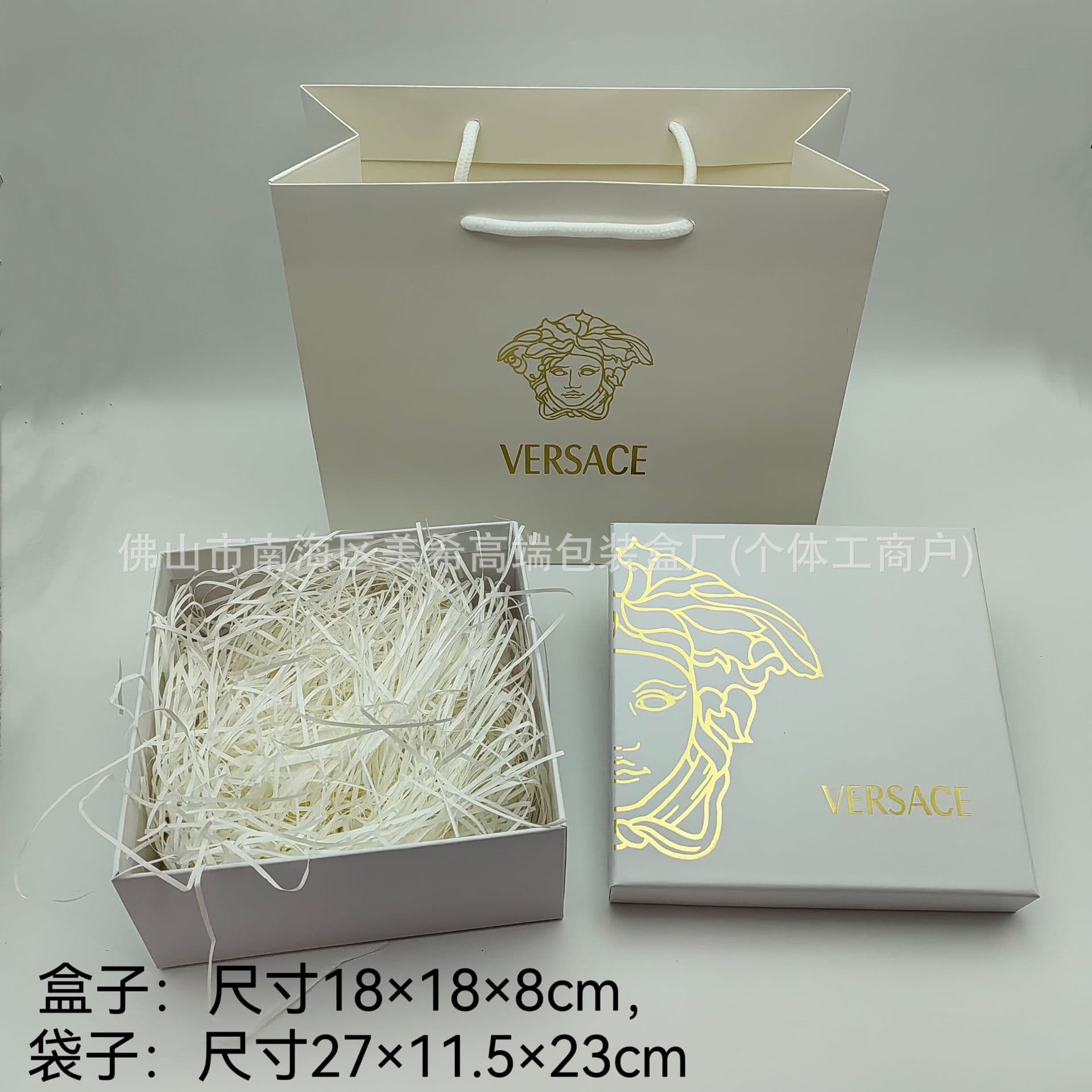 Versace Pink Diamond / Same Name Perfume Gift Box Paper Bag Cosmetic Packaging Empty Box Handbag Perfume Gift Bag In Stock