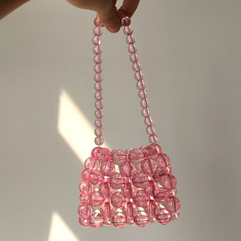 [Finished] Girls Mini Bag Summer Handmade Gift Children Handbag Baby Pearl Bag Cute Small Bag Summer