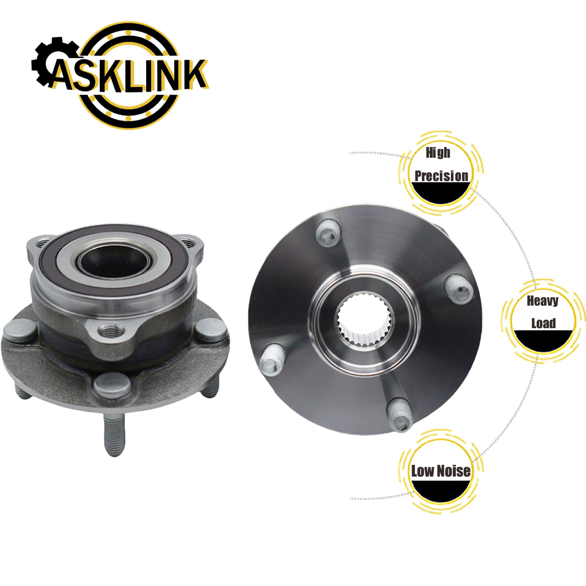VKBA7745 Front Wheel Hub Unit Bearing Repair Kit for Toyota: YaRis IA
