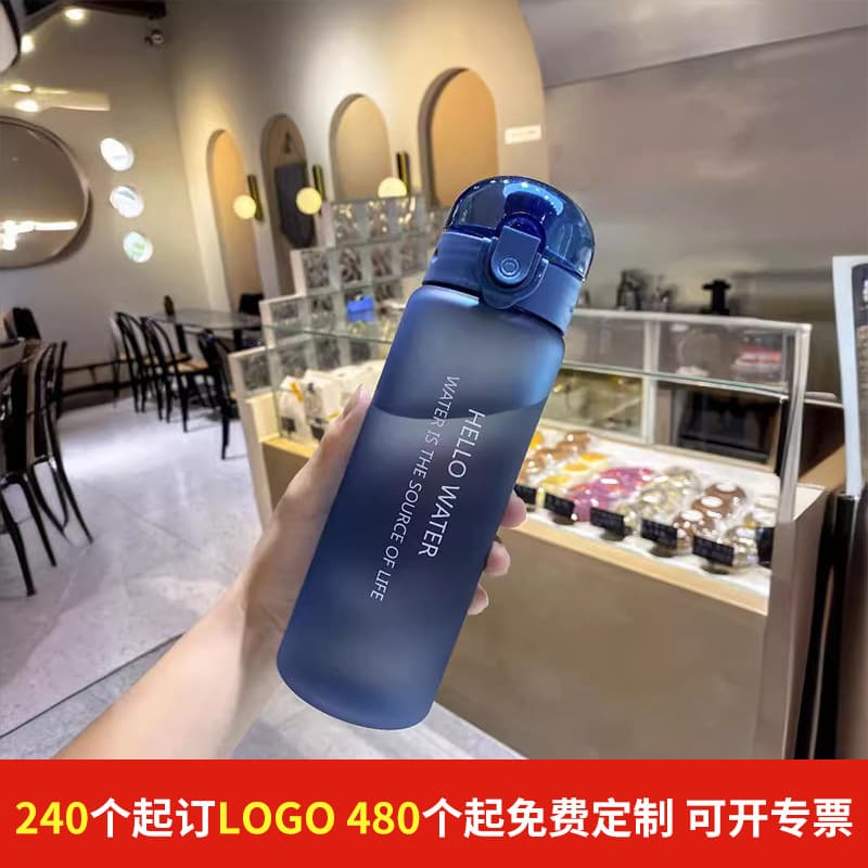 New Frosted Plastic Portable Handy Cup Outdoor Student Water Cup Summer Sport Children's Gift