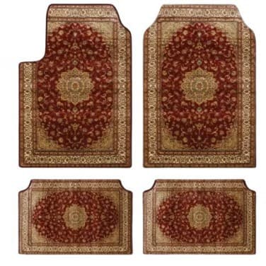 Retro Persian Car Floor Mats Wear-resistant Dirt-proof Specialized Four-piece Set Label Adhesive Universal Vehicle Fit