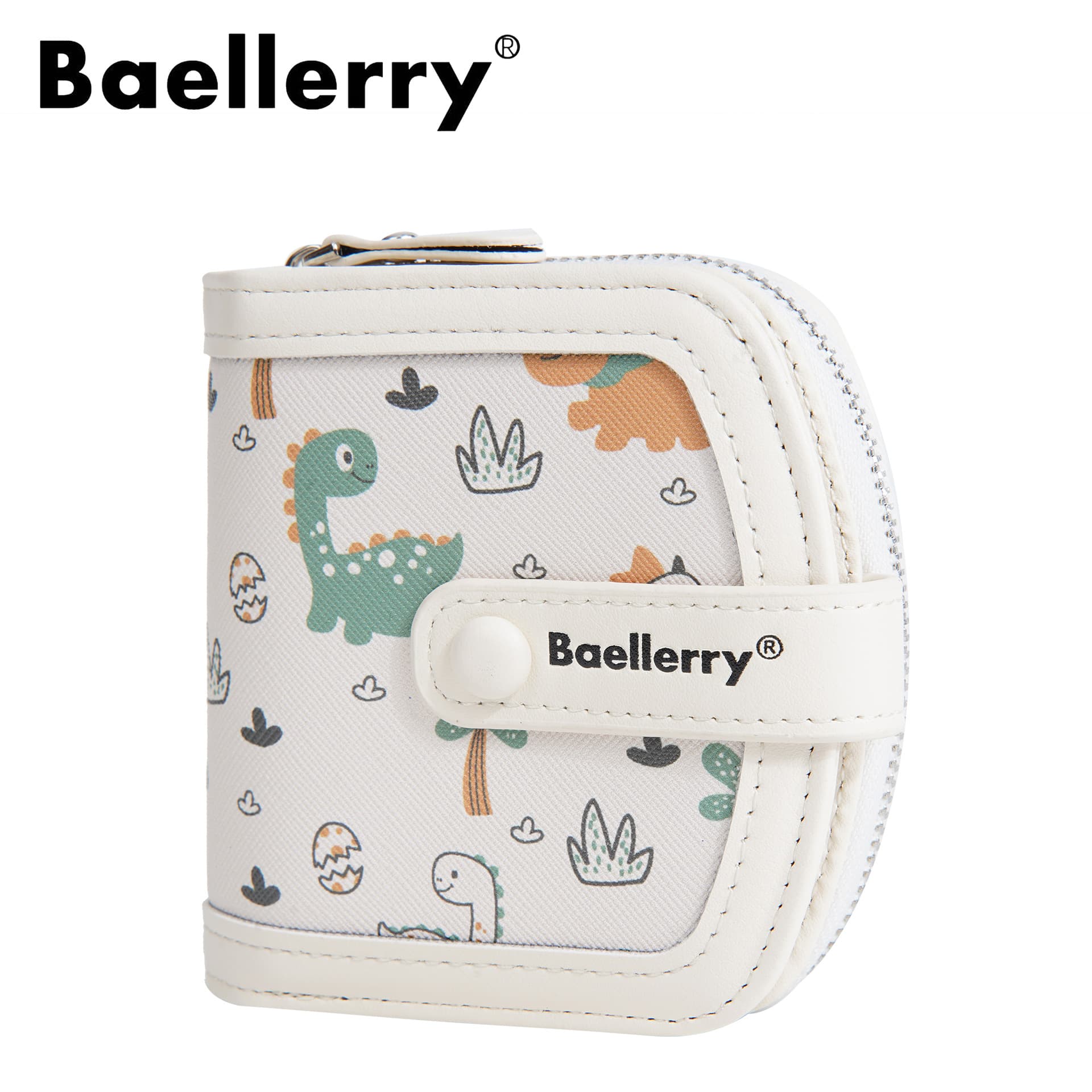 New Women's Short Wallet Cross-Border Multi-Card Slot Zipper Card Holder Wallet Large Capacity Cute Coin Purse