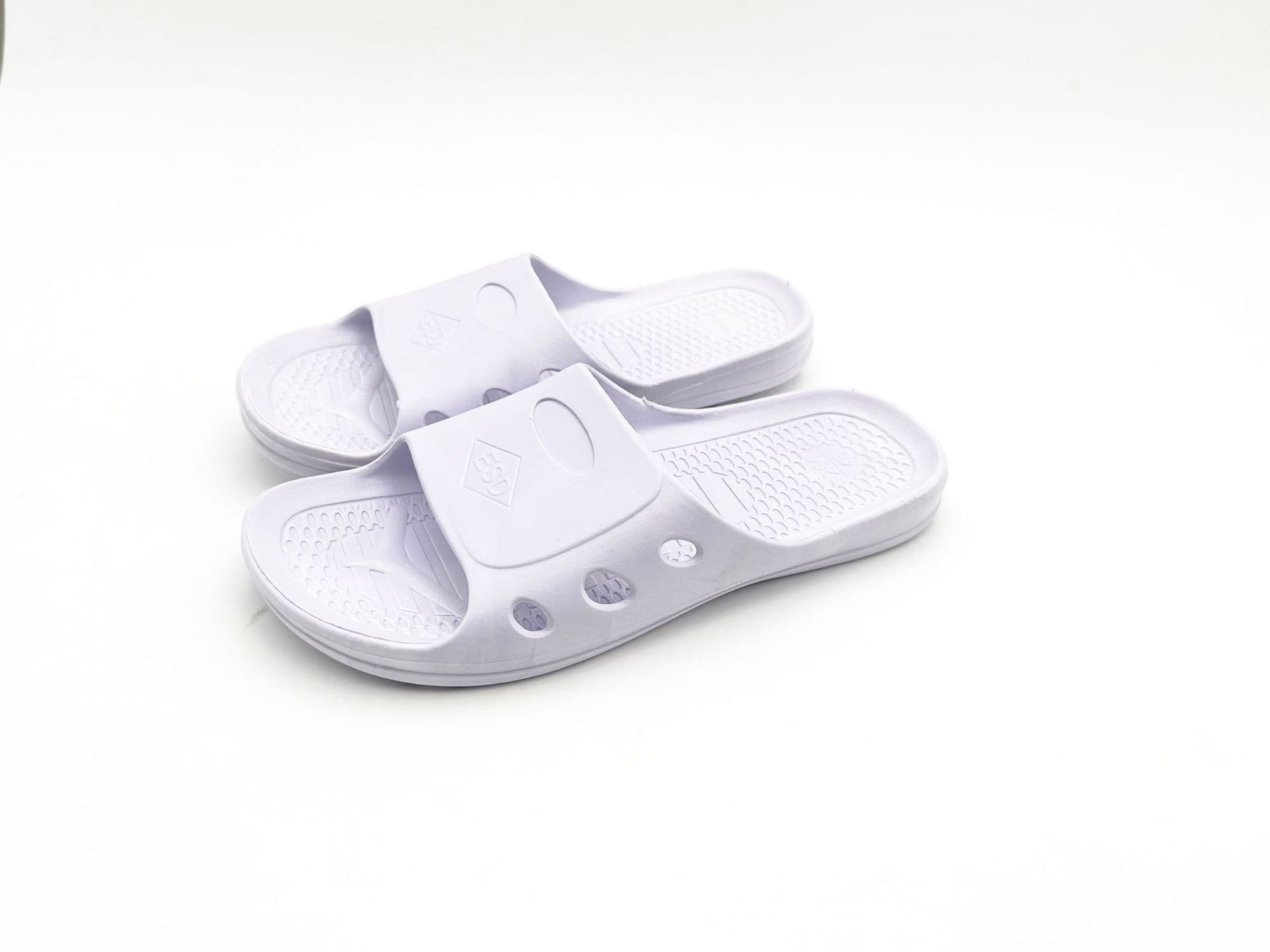 Factory Wholesale SPU Anti-Static Slippers for Men and Women, Factory Workshop Work Shoes, Thickened Soft Sole, Non-Slip Anti-Static Shoes