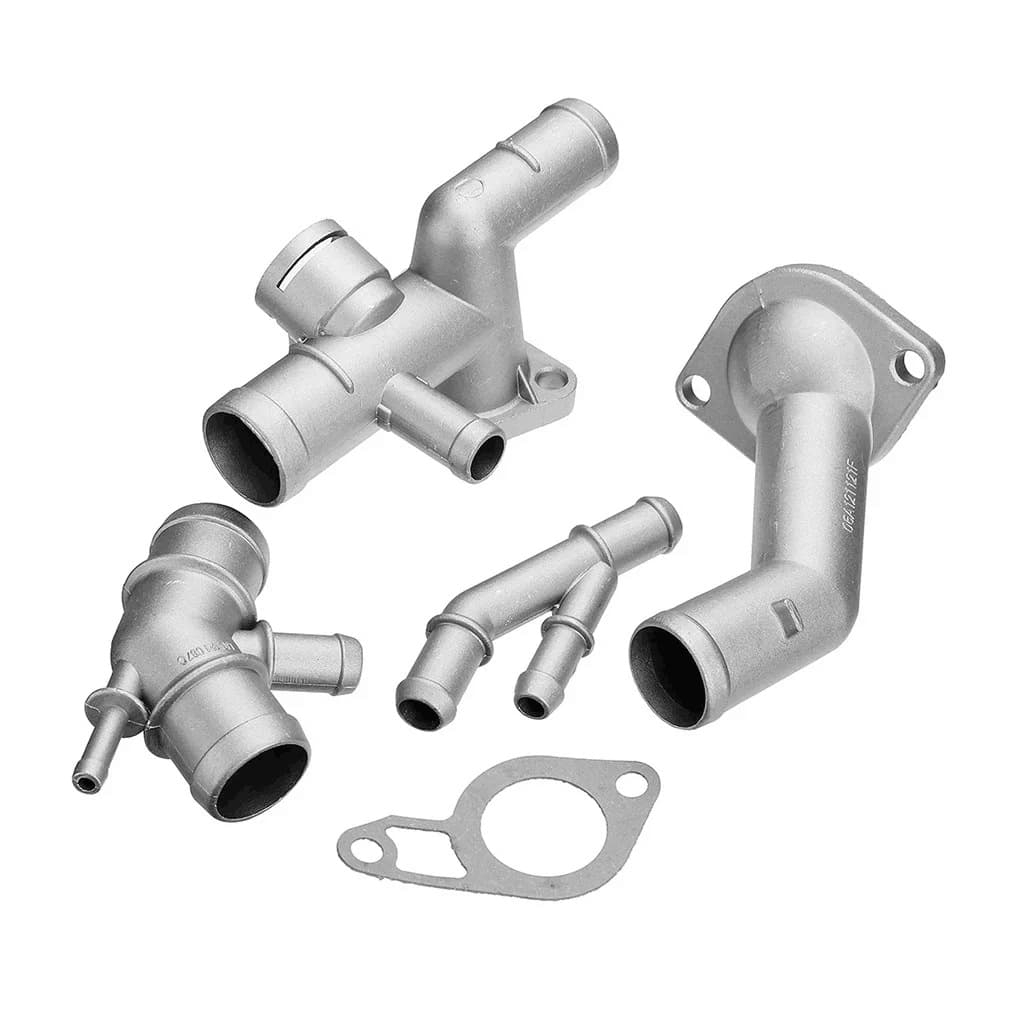 06A121132A 4-Piece with Accessory Connector Flange Engine Cooling Kit Replacement Upgrade Kit