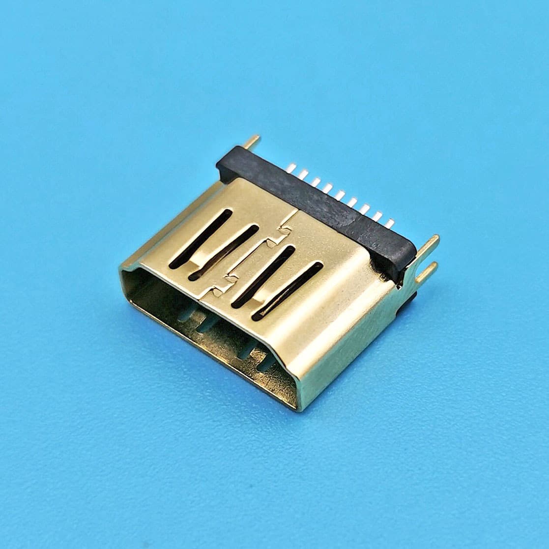HDMI A type male clamp type HDMI 19P AM male connector