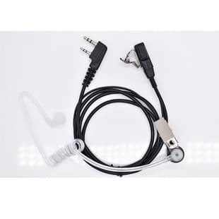 Walkie-talkie headset air tube earphone low radiation thick wire K-type M-type compatible with Baofeng and others