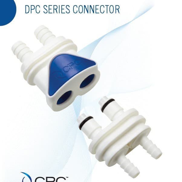 DPC series dual-pipe connectors, flow dual-pipe connectors, dual-port shut-off valves, two types.