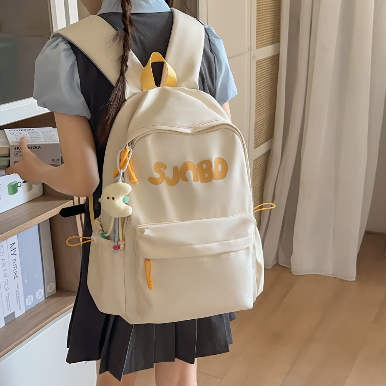 Backpack 2025 new fashion casual travel bag large capacity high-value backpack junior high school college student school bag