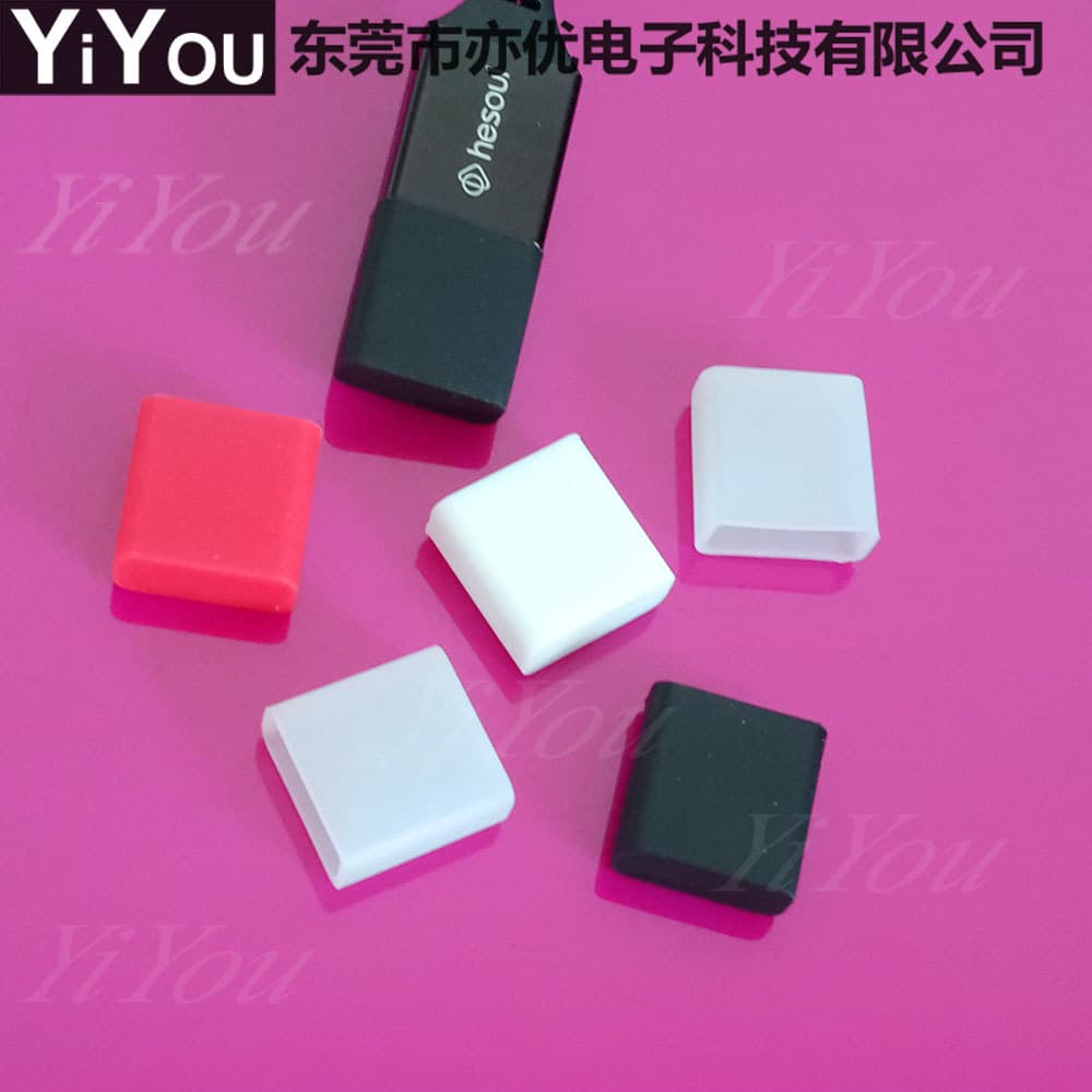 Silicone Material USB Dust Covers, Data Cable Protective Sleeves, Soft Cap Covers for USB Plugs, Dust Caps