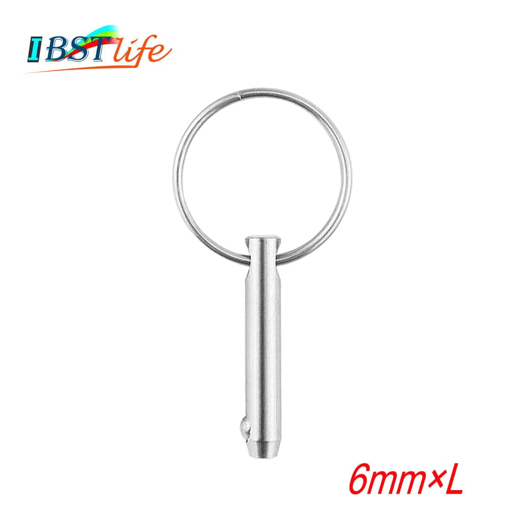 Cross-border stock 6mm 316 stainless steel ball lock pin, safety pin, spring-loaded ball lock pin, quick-install quick-release