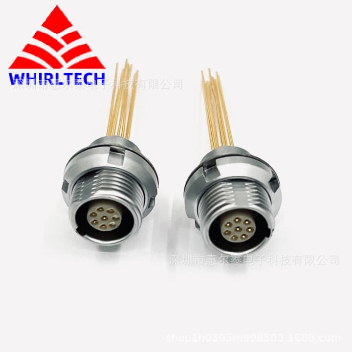 EEG Long Straight Pin Circular Waterproof Push-Pull Self-Locking Aviation Metal Connector Quick Plug Data Transmission Precision