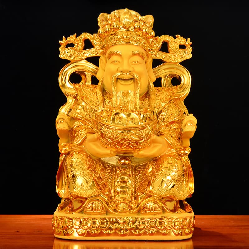 Grandpa ornaments, sand gold home accessories, living room, Buddhist statues, opening creative gifts, drop shipping