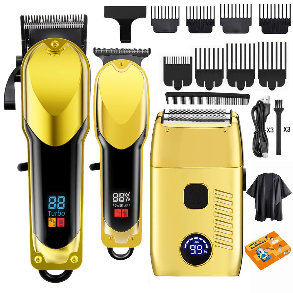 Cross-border Hair Clipper Set Electric Hair Trimmer Shaver Hair Cutting Kit