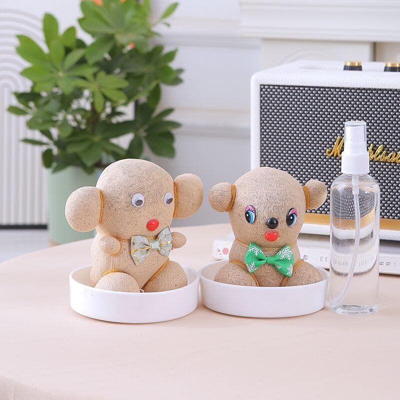 Kindergarten Grass Head Doll Green Plant Planting Observation Toy for Kids, Easy to Grow Desktop Creative Small Potted Plant