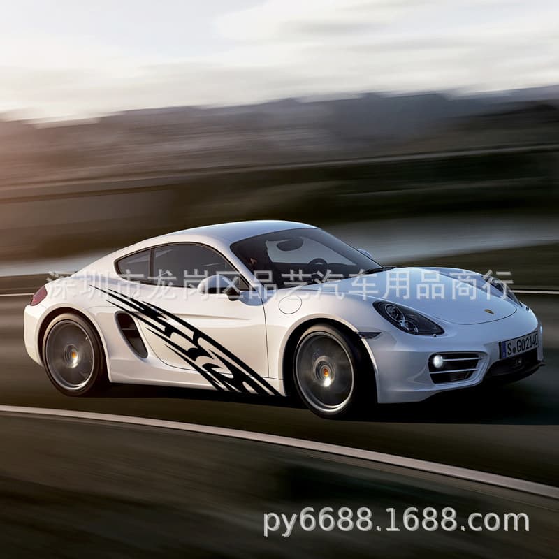 X-311 Universal dynamic car body stickers decorative carving stickers wind speed flame car decals wall stickers