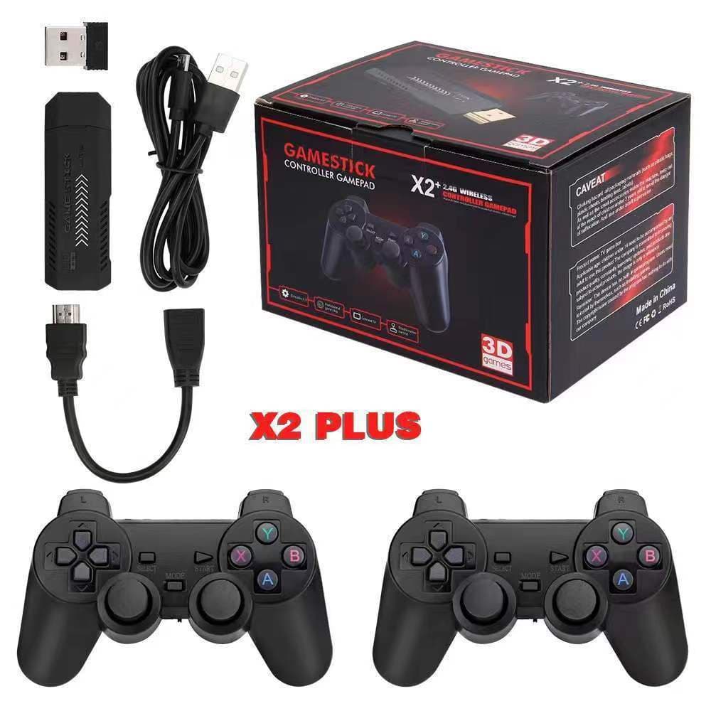 Cross-border X2 home game console retro arcade HD TV game 2.4G wireless handle 3D simulator host