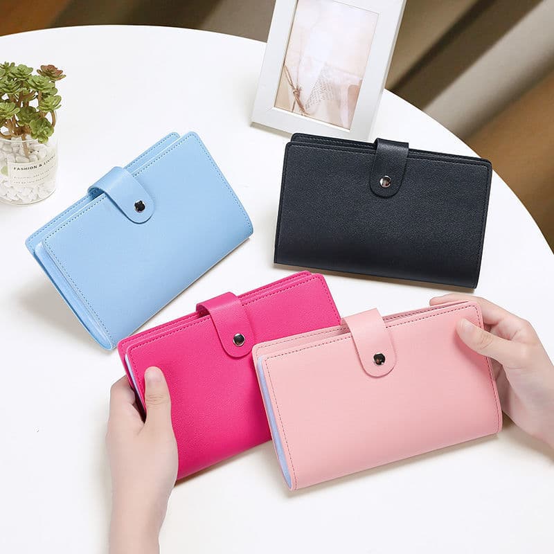 Large Capacity Card Holder Multi-Functional Business Card Case ID Wallet Women's Simple Fresh Men's Card Case