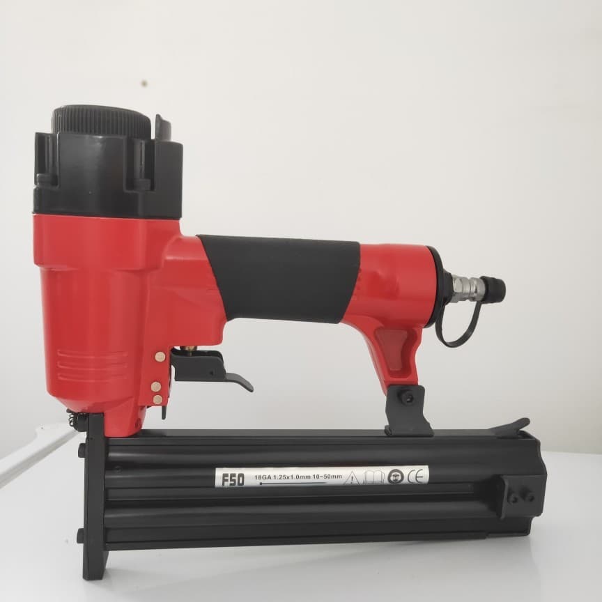 Factory Direct Pneumatic Nail Gun F50 Straight Nail Gun Steel Nail Staple Gun Woodworking Decoration Tool