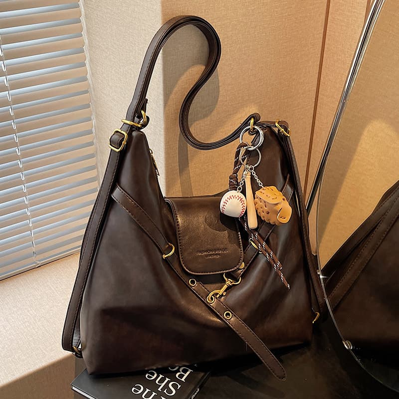 Autumn and winter large-capacity backpack women's 2024 new fashion commuter bag versatile shoulder tote bag multi-purpose women's bag